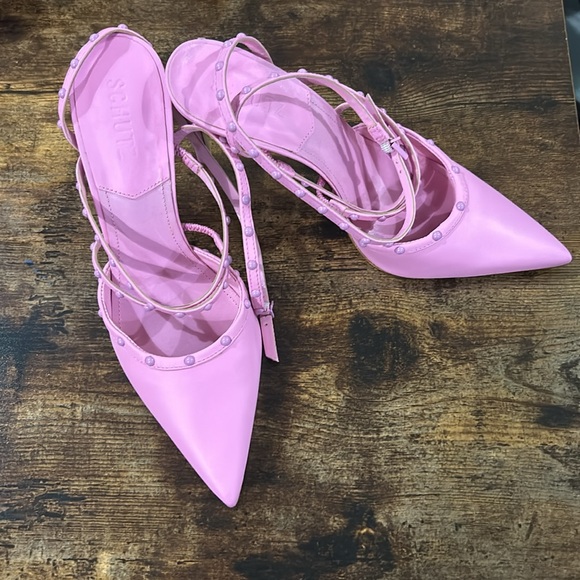 Schutz Anne Nappa Leather Pump - Picture 2 of 5